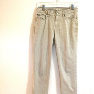 Eileen Fisher Off-White Jeans. Size 6 Petite